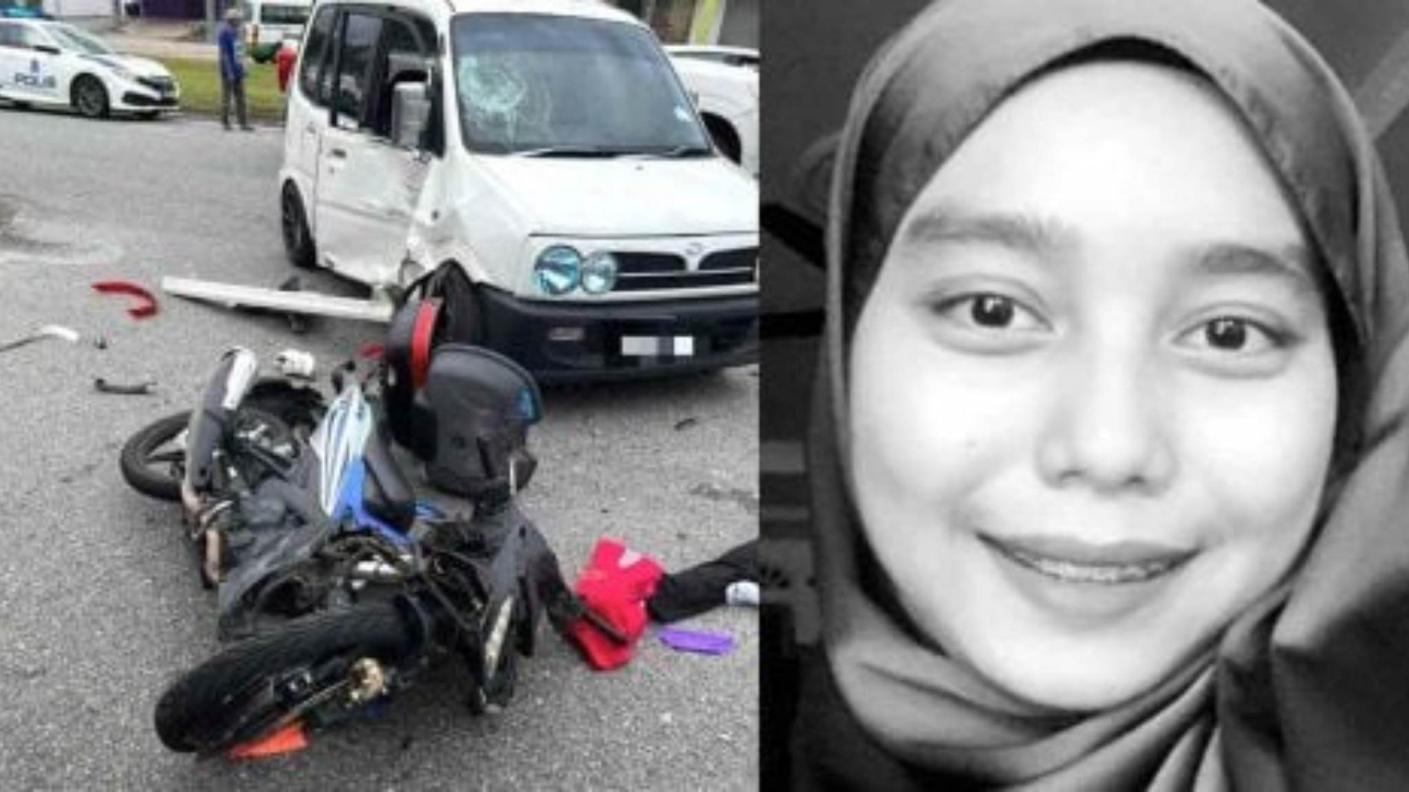 摩托车撞上U转轿车，柔佛女帆船选手在车祸中丧命