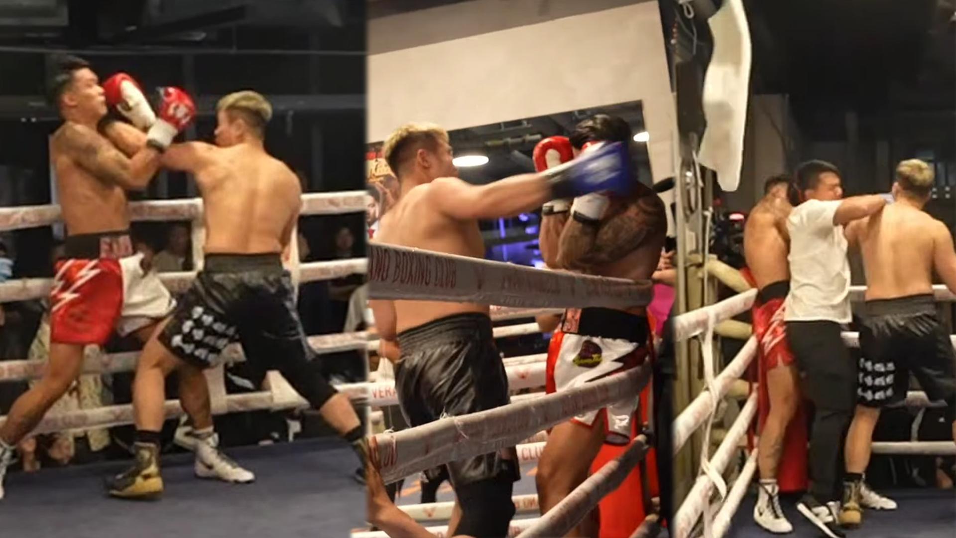 培生擂台惊天对决！Flash Daddy 仅撑 45 秒遭四海 KO，全场震撼！