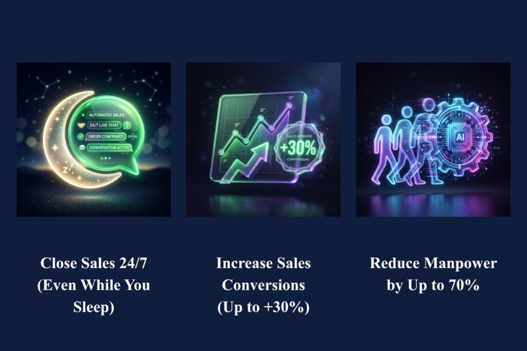 Dreamztrack AI 覆盖从回复到转化的完整销售自动化功能